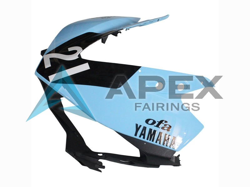 Light Blue Black Yamalube 21 - Yamaha R3 / R25 / YZF-R3 / YZF-R25 (2015-2018) ABS Fairings | Apex Fairings — view 4