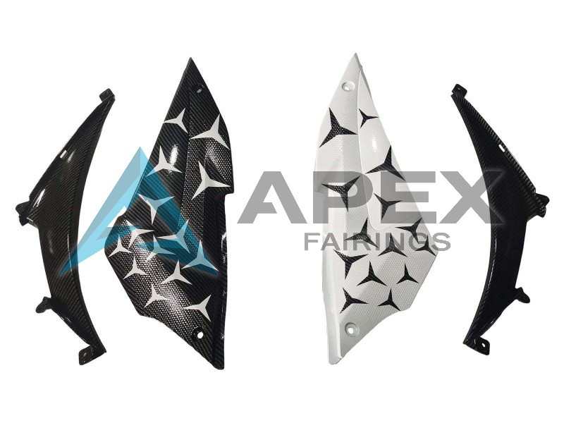 White Green Glossy Black - Yamaha R3 / R25 / YZF-R3 / YZF-R25 (2015-2018) ABS Fairings | Apex Fairings — view 4
