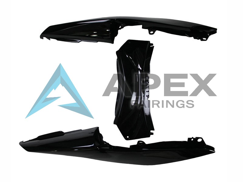 Glossy Black White - Yamaha R3 / R25 / YZF-R3 / YZF-R25 (2019-2021) ABS Fairings | Apex Fairings — view 4