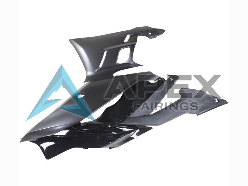 Matte Black - Yamaha R3 / R25 / YZF-R3 / YZF-R25 (2019-2021) ABS Fairings | Apex Fairings — view 4