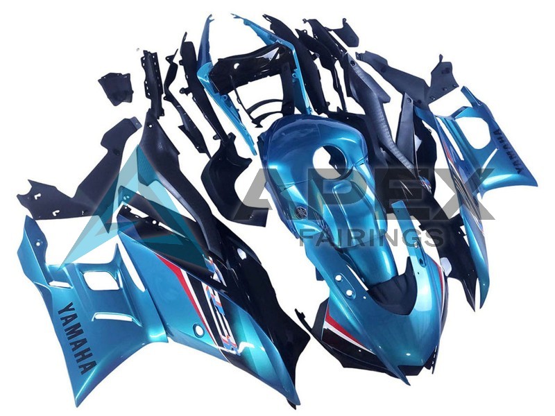 Blue Black - Yamaha R3 / R25 / YZF-R3 / YZF-R25 (2019-2021) ABS Fairings | Apex Fairings — view 2