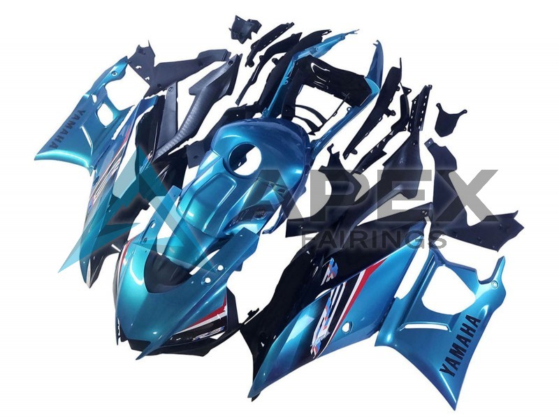 Blue Black - Yamaha R3 / R25 / YZF-R3 / YZF-R25 (2019-2021) ABS Fairings | Apex Fairings — view 3