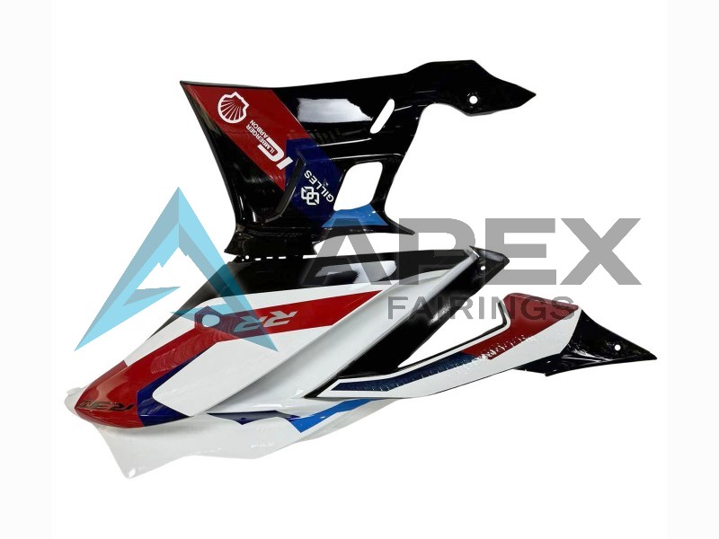White Blue Red Glossy Black - Yamaha R3 / R25 / YZF-R3 / YZF-R25 (2019-2021) ABS Fairings | Apex Fairings — view 4