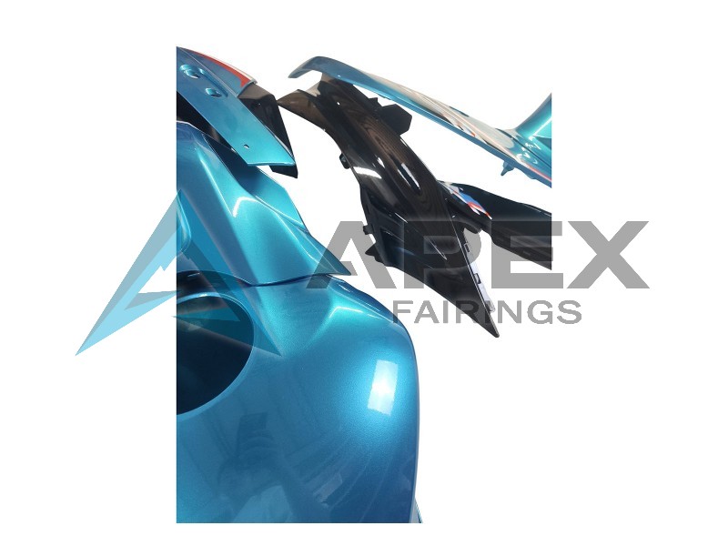 Blue White Red Black - Yamaha R3 / R25 / YZF-R3 / YZF-R25 (2022-2024) ABS Fairings | Apex Fairings — view 3
