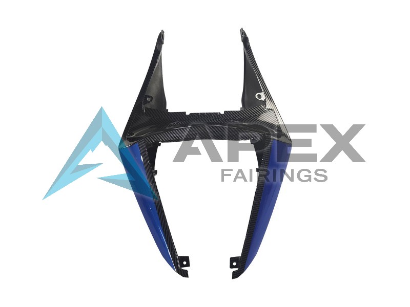 Black Carbon Fiber Style Silver Blue - Yamaha R3 / R25 / YZF-R3 / YZF-R25 (2022-2024) ABS Fairings | Apex Fairings — view 4