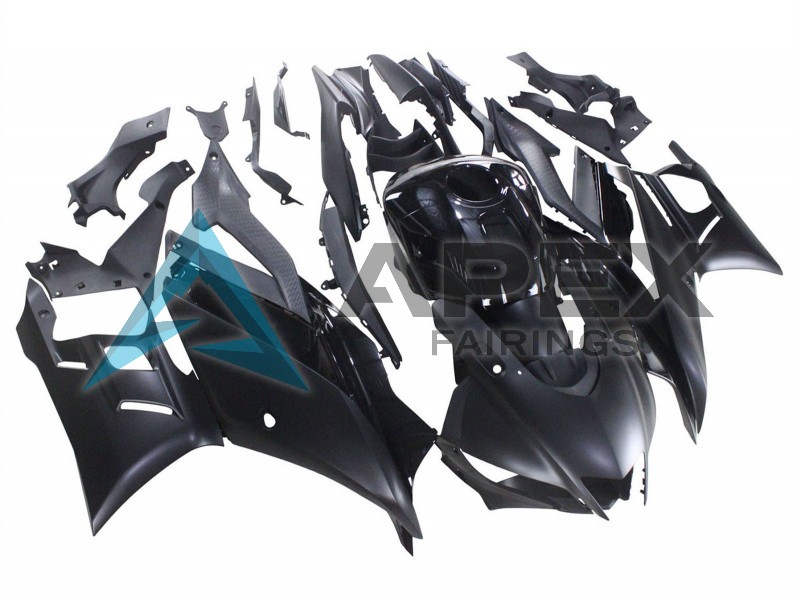 Matte Black - Yamaha R3 / R25 / YZF-R3 / YZF-R25 (2022-2024) ABS Fairings | Apex Fairings — view 2