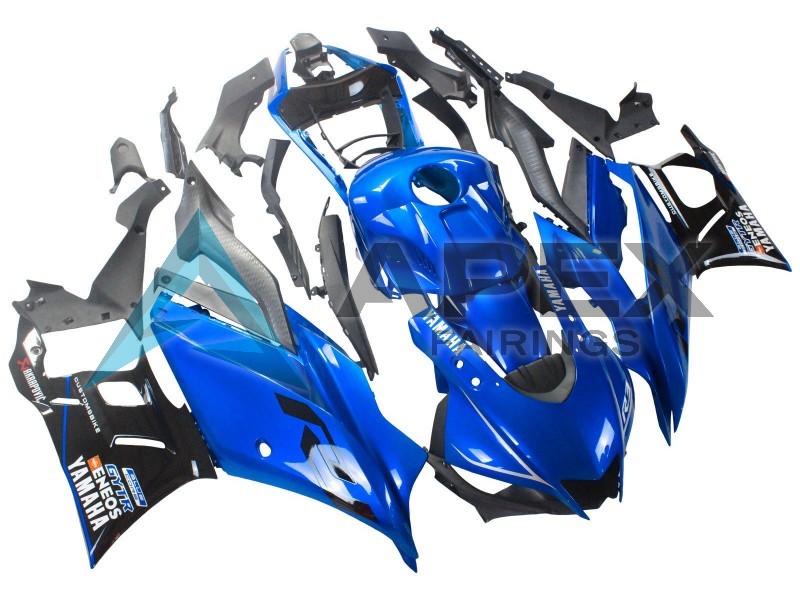 Blue Black ENEOS - Yamaha R3 / R25 / YZF-R3 / YZF-R25 (2022-2024) ABS Fairings | Apex Fairings — view 2