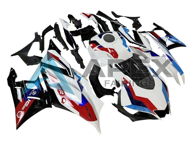 White Blue Red Black - Yamaha R3 / R25 / YZF-R3 / YZF-R25 (2022-2024) ABS Fairings | Apex Fairings — view 2