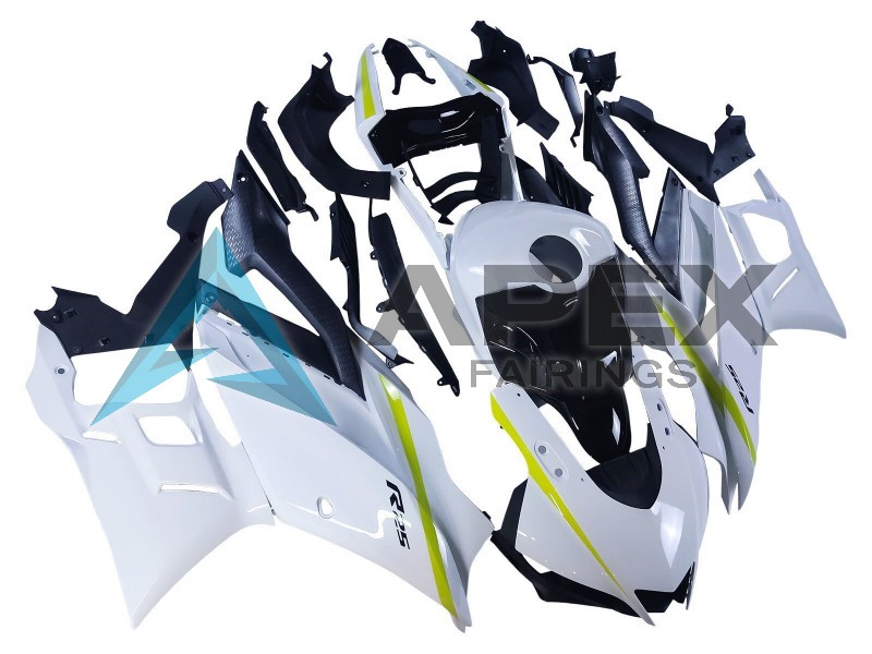 White Yellow Black - Yamaha R3 / R25 / YZF-R3 / YZF-R25 (2022-2024) ABS Fairings | Apex Fairings — view 2