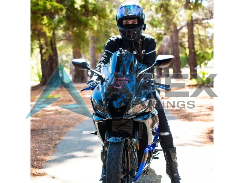 Blue Glossy Black - Yamaha R3 / R25 / YZF-R3 / YZF-R25 (2022-2024) ABS Fairings | Apex Fairings — view 3