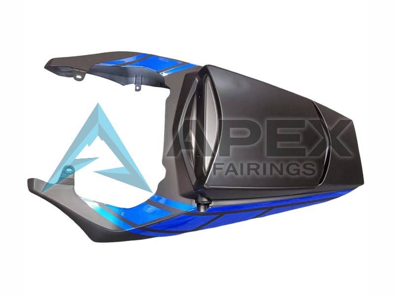 Matte Black Blue - Yamaha R6 / YZF-R6 (2003-2004) ABS Fairings | Apex Fairings — view 2