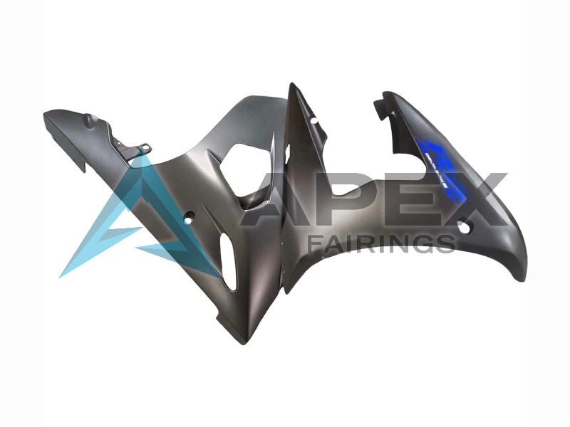 k Blue - Yamaha R6 / YZF-R6 (2005) ABS Fairings | Apex Fairings — view 3