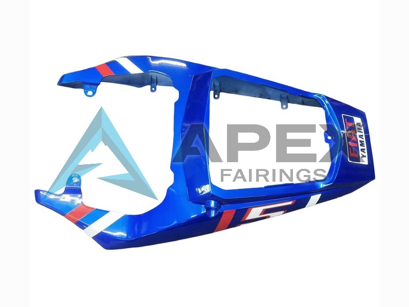 White Red Motul Michelin Fiat - Yamaha R6 / YZF-R6 (2005) ABS Fairings | Apex Fairings — view 4