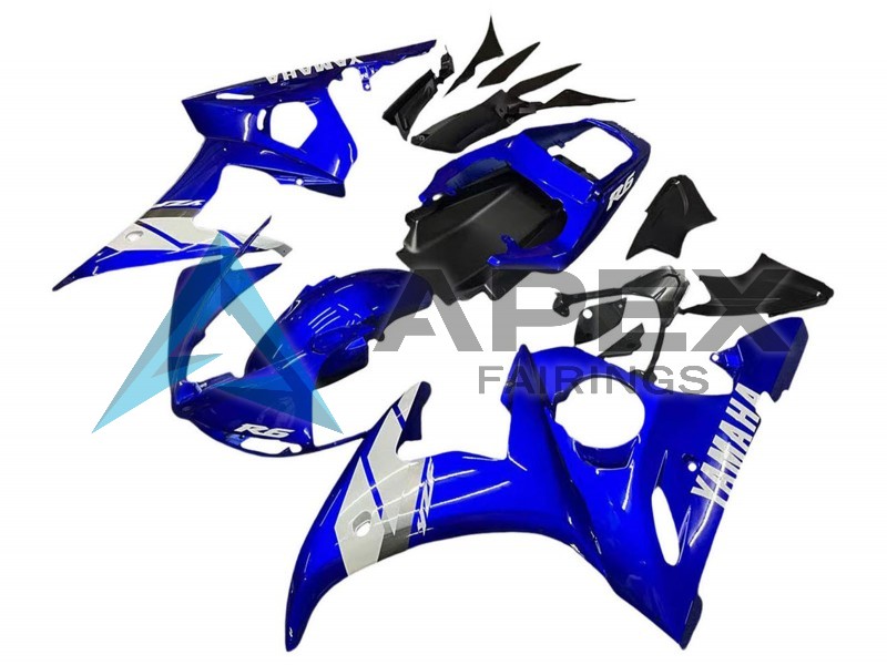 White - Yamaha R6 / YZF-R6 (2005) ABS Fairings | Apex Fairings — view 2