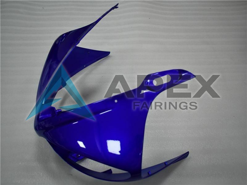 White - Yamaha R6 / YZF-R6 (2005) ABS Fairings | Apex Fairings — view 3