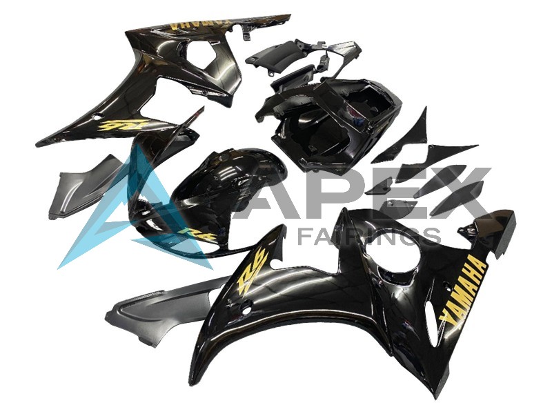 k Gold - Yamaha R6 / YZF-R6 (2005) ABS Fairings | Apex Fairings — view 3