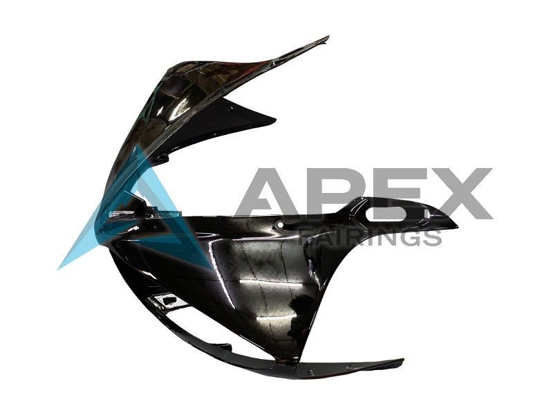 sy Black - Yamaha R6 / YZF-R6 (2005) ABS Fairings | Apex Fairings — view 4