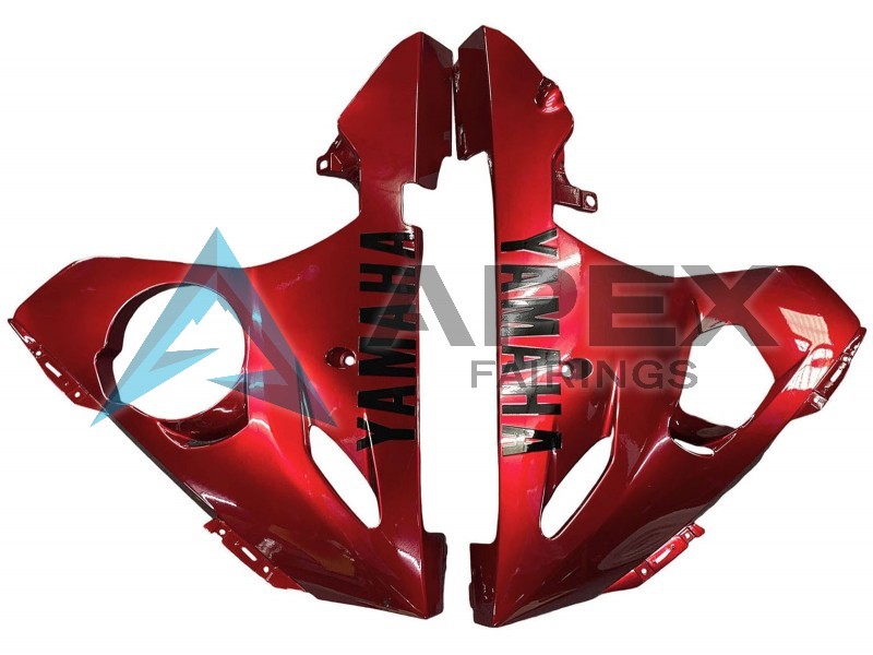 Matte Black - Yamaha R6 / YZF-R6 (2005) ABS Fairings | Apex Fairings — view 4
