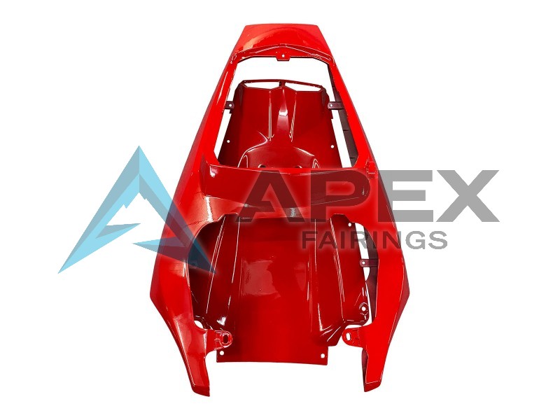White Glossy Black - Yamaha R6 / YZF-R6 (2005) ABS Fairings | Apex Fairings — view 4