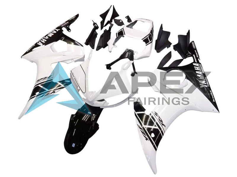 e Black - Yamaha R6 / YZF-R6 (2005) ABS Fairings | Apex Fairings — view 2