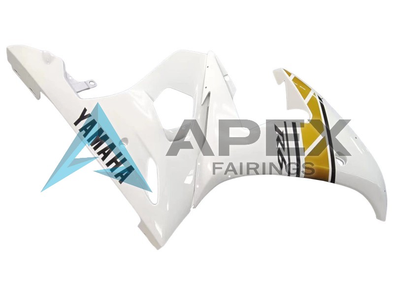 e Gold Black - Yamaha R6 / YZF-R6 (2005) ABS Fairings | Apex Fairings — view 4