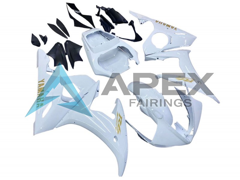 e Gold - Yamaha R6 / YZF-R6 (2005) ABS Fairings | Apex Fairings — view 3