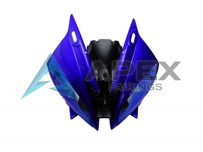 Blue Matte Black - Yamaha R6 / YZF-R6 (2006-2007) ABS Fairings | Apex Fairings — view 4