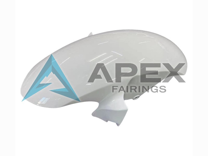 White Matte Black - Yamaha R6 / YZF-R6 (2006-2007) ABS Fairings | Apex Fairings — view 3