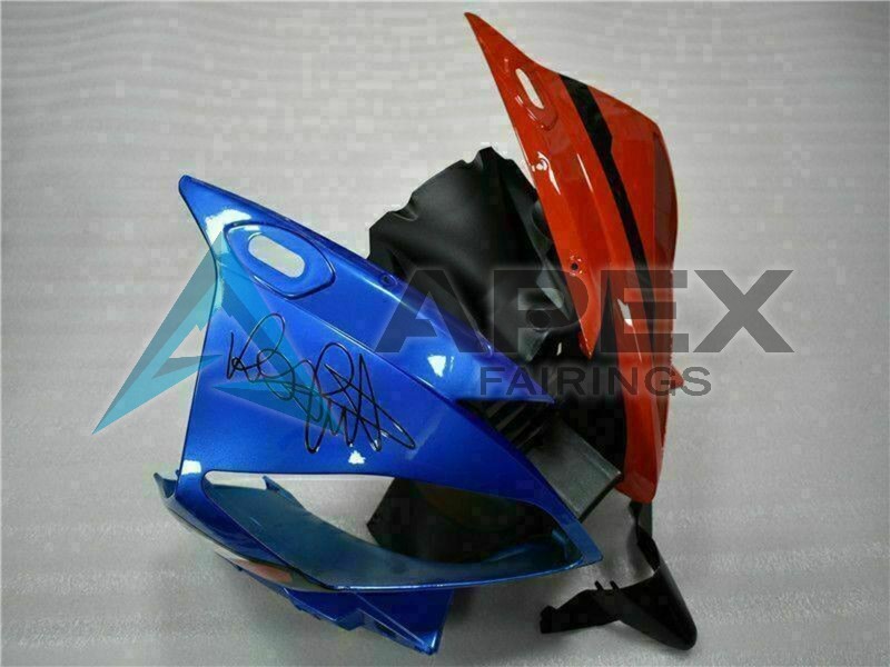 Yellow Blue Red Glossy Black Shark - Yamaha R6 / YZF-R6 (2006-2007) ABS Fairings | Apex Fairings — view 4