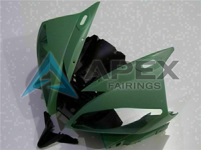 Army Green - Yamaha R6 / YZF-R6 (2006-2007) ABS Fairings | Apex Fairings — view 4