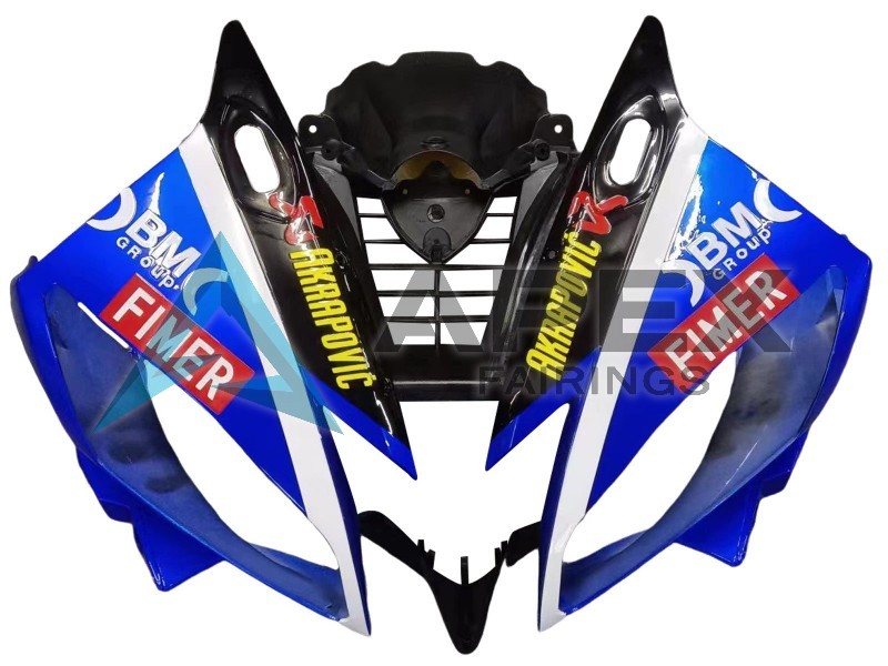 White Blue Black Fimer Volvo Yamalube Sterilgarda - Yamaha R6 / YZF-R6 (2006-2007) ABS Fairings | Apex Fairings — view 4