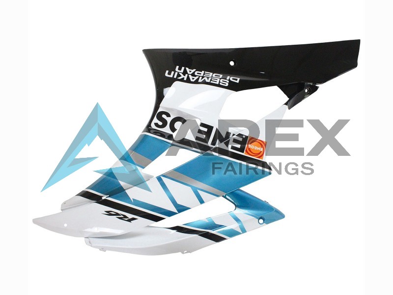 White Blue Black Semakin Didepan ENEOS - Yamaha R6 / YZF-R6 (2006-2007) ABS Fairings | Apex Fairings — view 4