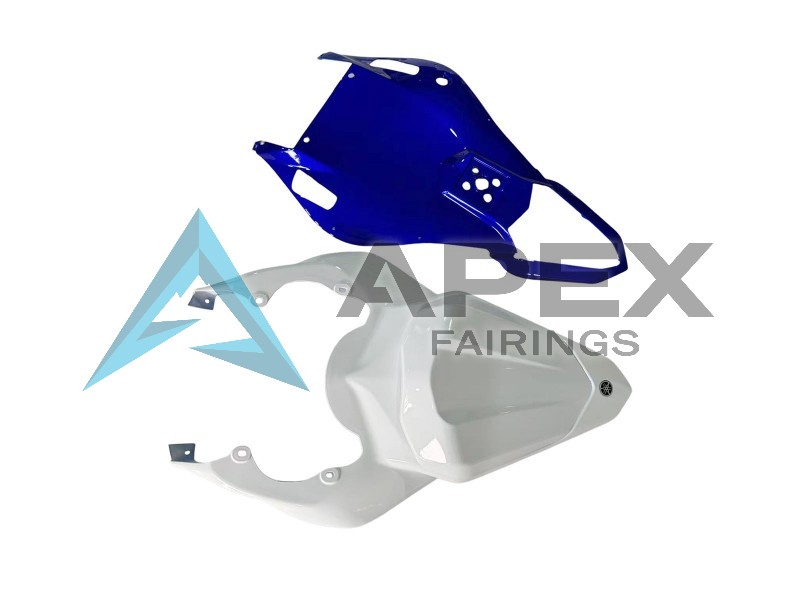 White Blue Jordan - Yamaha R6 / YZF-R6 (2006-2007) ABS Fairings | Apex Fairings — view 4