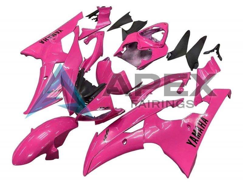 Pink - Yamaha R6 / YZF-R6 (2008-2016) ABS Fairings | Apex Fairings — view 2