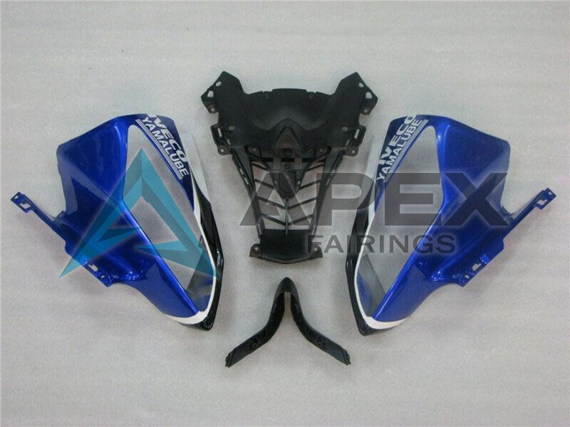 White Blue Black ENEOS Semakin Didepan - Yamaha R6 / YZF-R6 (2008-2016) ABS Fairings | Apex Fairings — view 4