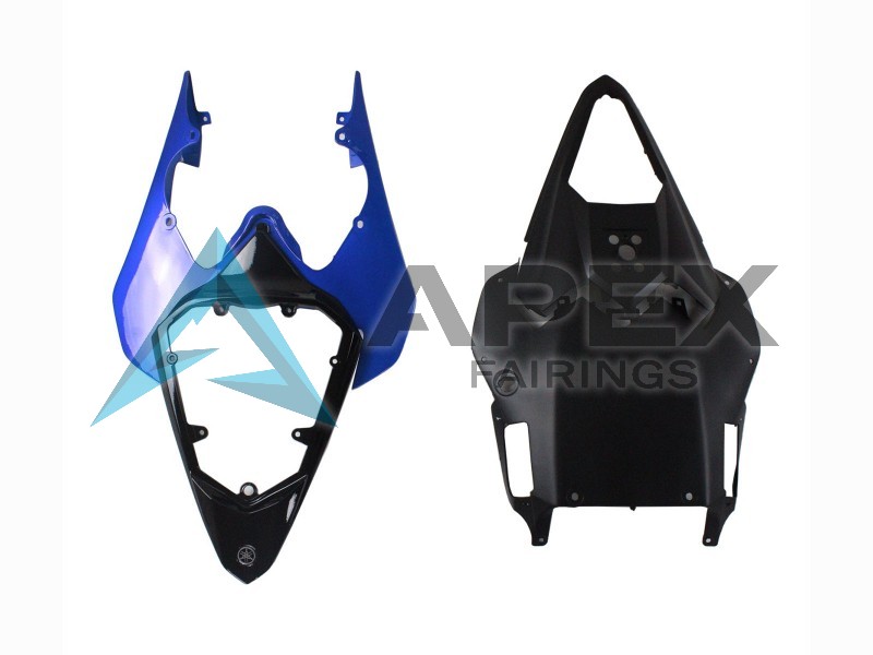 White Blue Glossy Black - Yamaha R6 / YZF-R6 (2008-2016) ABS Fairings | Apex Fairings — view 4