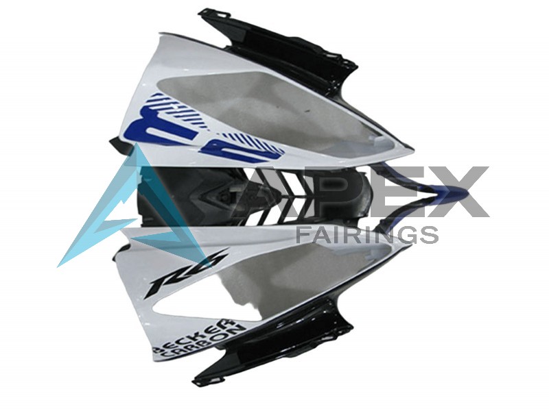 White Blue Matte Black Yamalube - Yamaha R6 / YZF-R6 (2008-2016) ABS Fairings | Apex Fairings — view 4