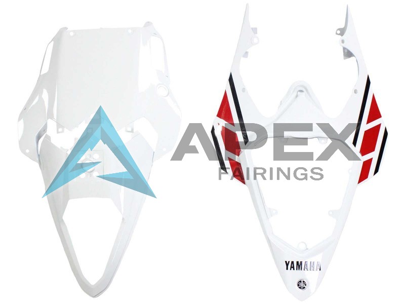 White Red Black Motul Michelin - Yamaha R6 / YZF-R6 (2008-2016) ABS Fairings | Apex Fairings — view 4