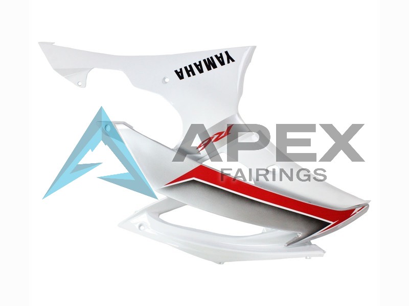 White Red - Yamaha R6 / YZF-R6 (2008-2016) ABS Fairings | Apex Fairings — view 4