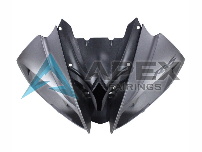 Grey Black Carbon Fiber Style - Yamaha R6 / YZF-R6 (2008-2016) ABS Fairings | Apex Fairings — view 4