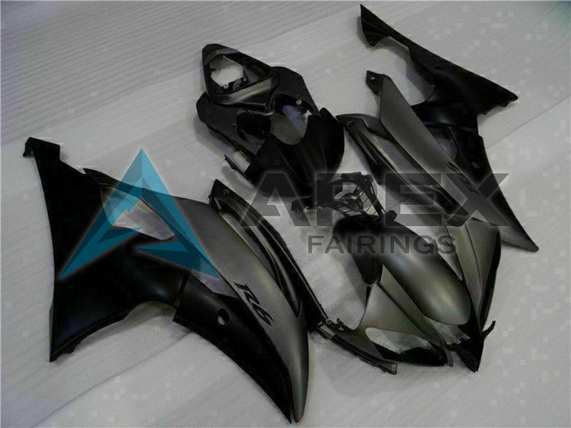 Matte Black - Yamaha R6 / YZF-R6 (2008-2016) ABS Fairings | Apex Fairings — view 3