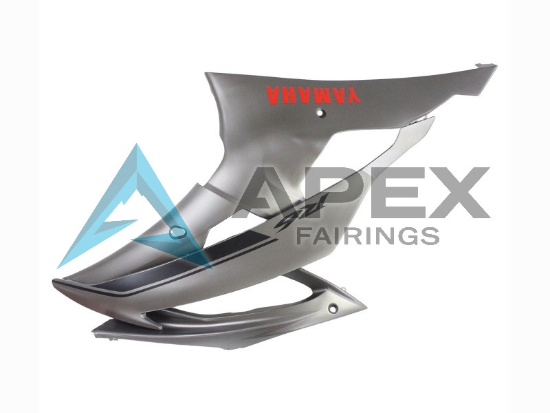 Matte Grey Red Decals - Yamaha R6 / YZF-R6 (2008-2016) ABS Fairings | Apex Fairings — view 4