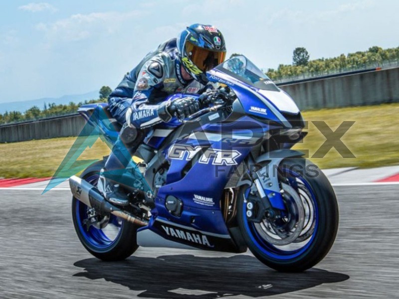Blue Silver GYTR - Yamaha R6 / YZF-R6 (2017-2020) ABS Fairings | Apex Fairings — view 4