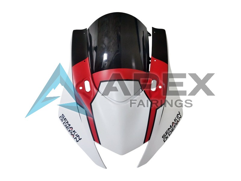 White Red Black Semakin Didepan - Yamaha R6 / YZF-R6 (2017-2020) ABS Fairings | Apex Fairings — view 4