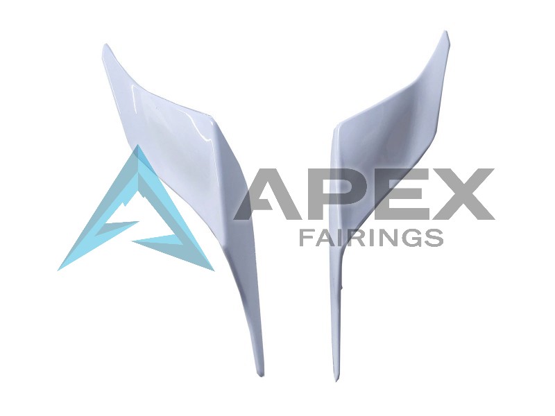 White - Yamaha R6 / YZF-R6 (2017-2020) ABS Fairings | Apex Fairings — view 4