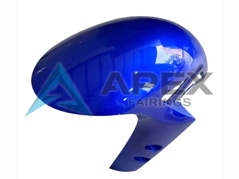 Blue Matte Black - Yamaha R6 / YZF-R6 (2017-2020) ABS Fairings | Apex Fairings — view 4