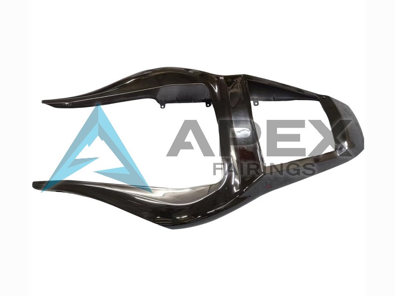 Silver Glossy Black - Yamaha R6 / YZF-R6 (1998-2002) ABS Fairings | Apex Fairings — view 4