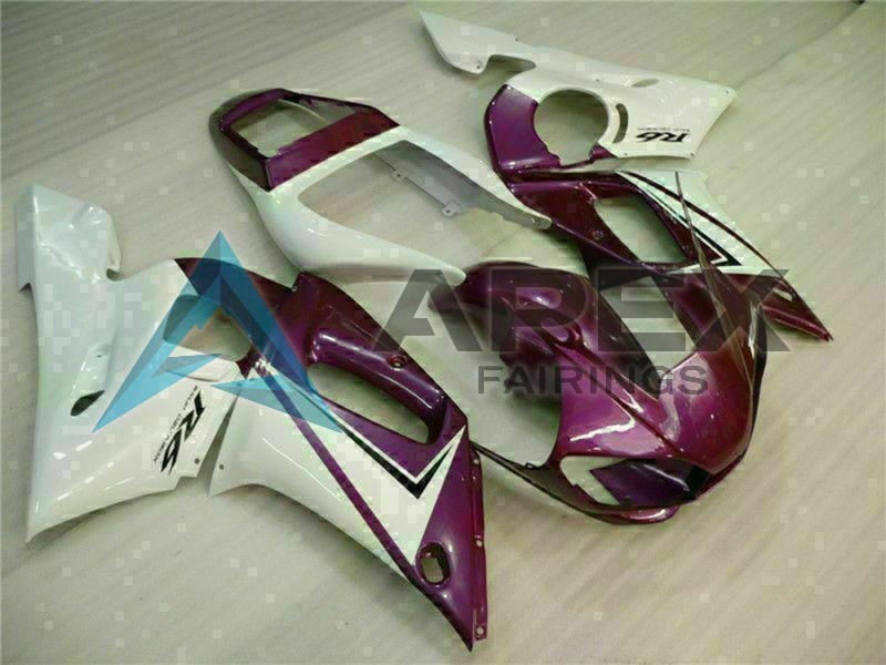 White Purple - Yamaha R6 / YZF-R6 (1998-2002) ABS Fairings | Apex Fairings — view 2