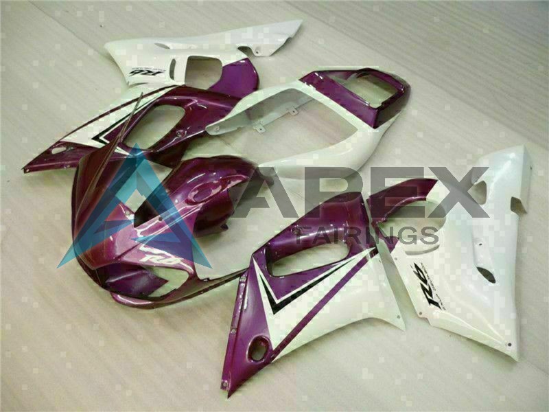 White Purple - Yamaha R6 / YZF-R6 (1998-2002) ABS Fairings | Apex Fairings — view 3