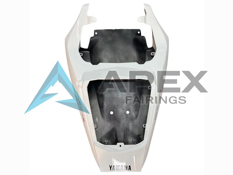 White - Yamaha R6S / YZF-R6S (2006-2009) ABS Fairings | Apex Fairings — view 4